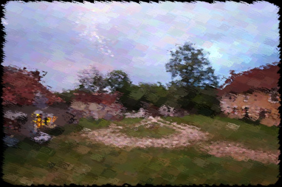 Two-scale painterly rendering