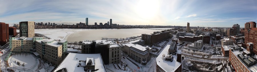 Input panoramas (top) and resulting mini-planets (bottom) for a Boston sequence (left) and a Mars sequence (right). Mars pano credit: http://mars.nasa.gov/mer/gallery/panoramas/spirit/2005.html