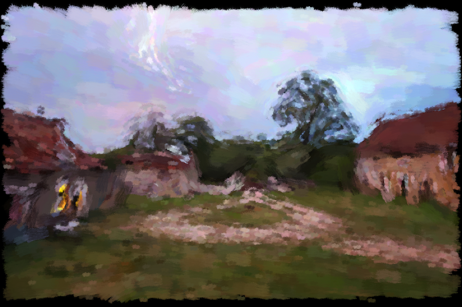 Example of a painterly rendition