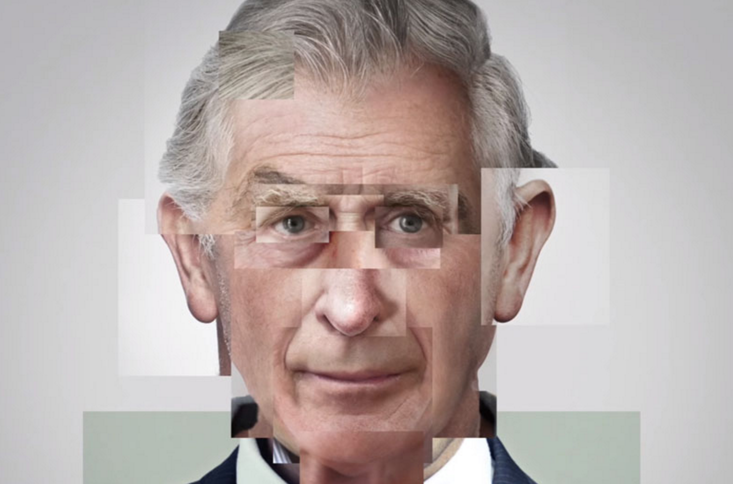Composite portrait from stock faces